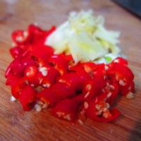 榄菜肉末四季豆的做法图解3
