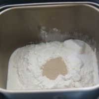 老鼠奶酪版牛奶吐司的做法图解1
