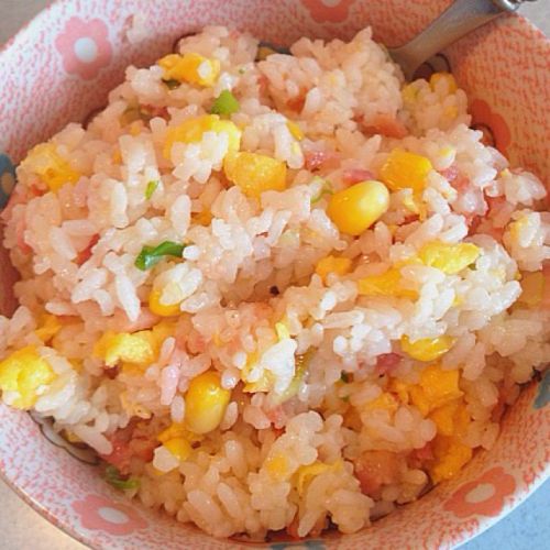 培根蛋炒饭的做法