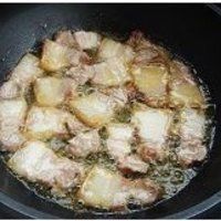 干煸菜花五花肉 的做法图解2