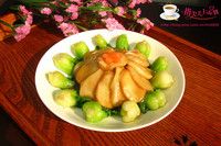 素鲍菜芯的做法图解9