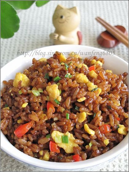 酱油炒饭 的做法