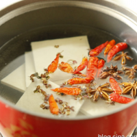 茶香卤豆干的做法图解3