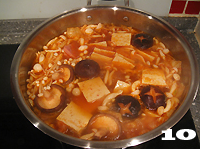 泡菜豆腐锅的做法图解10