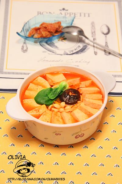 泡菜豆腐锅的做法