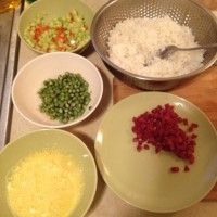 黄金蛋炒饭的做法图解1
