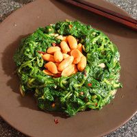 凉拌菠菜的做法图解3