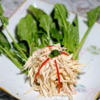 鸡丝龙须面的做法图解1