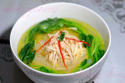 鸡丝龙须面的做法