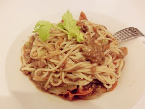 家常番茄肉酱意面的做法