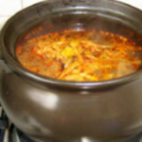 泡菜豆腐砂锅的做法图解4