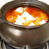 泡菜豆腐砂锅的做法图解5