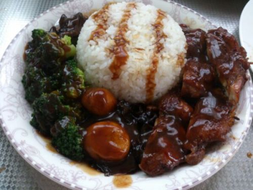 照烧鸡腿饭(or酱油鸡腿饭)的做法