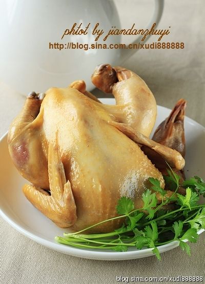 电饭煲版---盐焗鸡的做法
