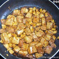 红烧豆腐的做法图解4