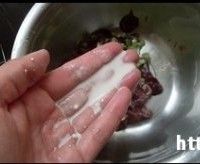 菠菜猪肝粥的做法图解3