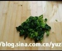 菠菜猪肝粥的做法图解5