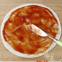 家庭版薄饼披萨的做法图解3