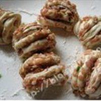 肉丝花卷的做法图解3