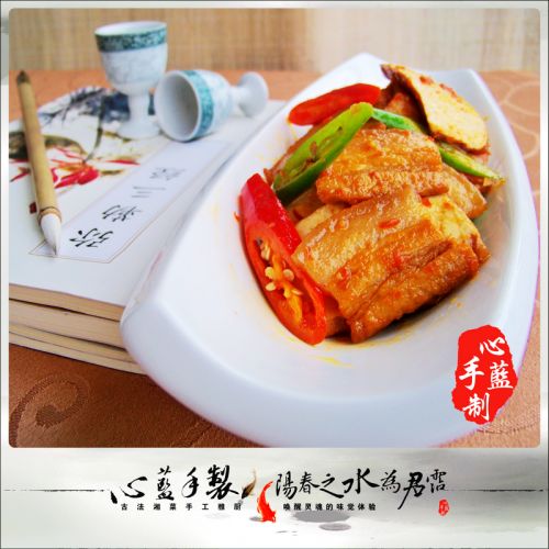 香干回锅肉的做法