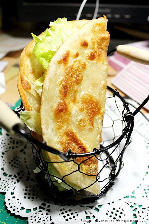 不漏蛋液的鸡蛋灌饼 的做法