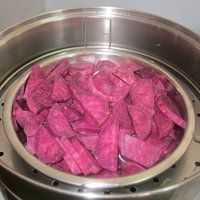 花生馅滴紫薯芝麻球的做法图解6
