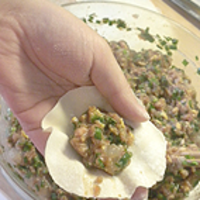 韭菜鲜肉馅饺子的做法图解5