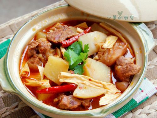 羊肉暖身锅的做法