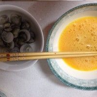 文蛤炖蛋的做法图解2