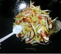 三丝炒大白菜的做法图解6