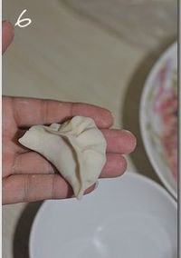 藕丁猪肉煎饺的做法图解6