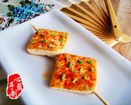 铁板香烤豆腐的做法