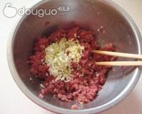 小白菜汆丸子的做法图解3