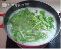 小白菜汆丸子的做法图解10