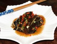 好吃不油腻的麻香煎茄子的做法图解5