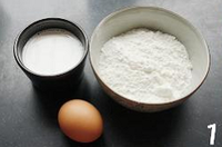 红豆煎饼的做法图解1