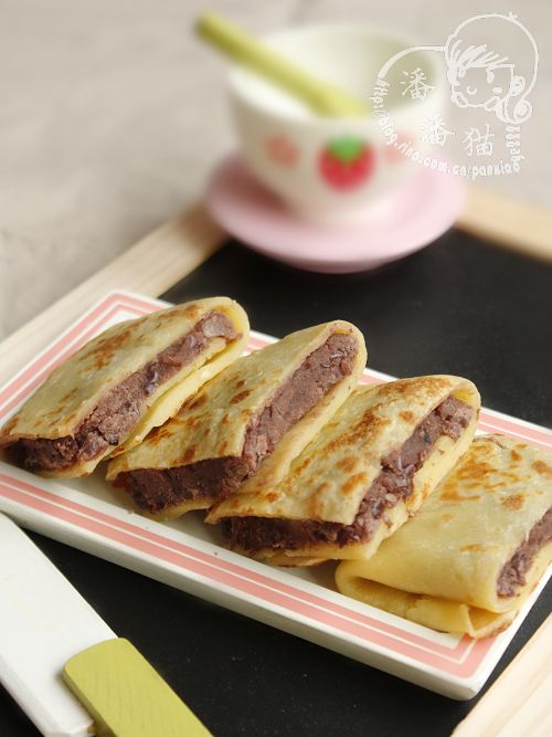 红豆煎饼的做法