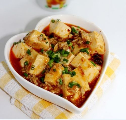 酱香肉末豆腐的做法