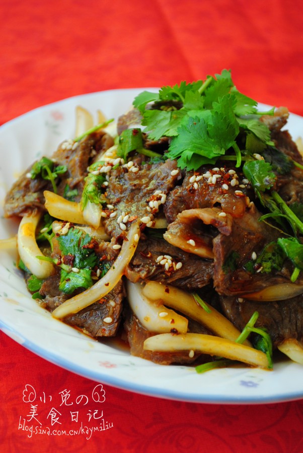 凉拌牛肉的做法