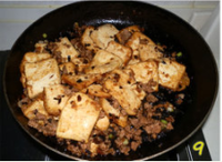 肉末虎皮豆腐的做法图解6