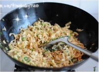 肉丝儿炒面的做法图解7