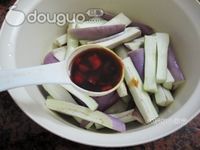 无油无火的鱼香茄子的做法图解4