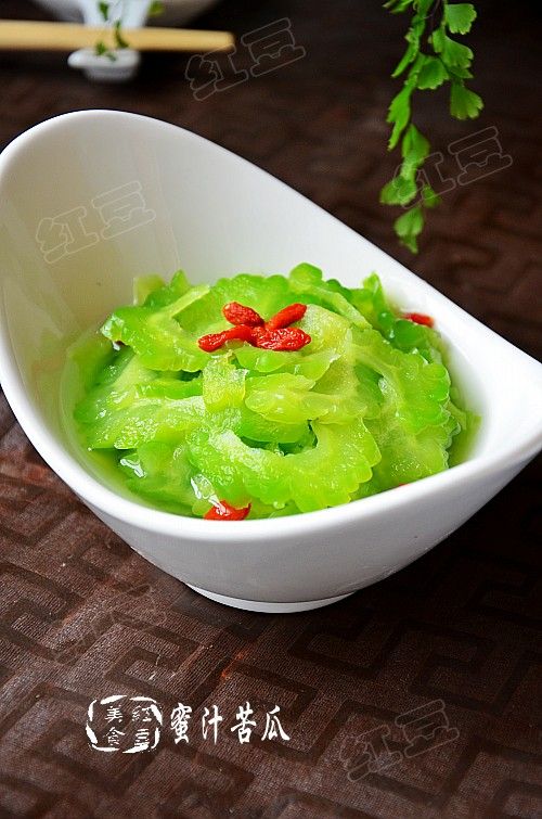 蜜汁苦瓜的做法