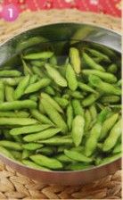 盐水煮毛豆的做法图解1