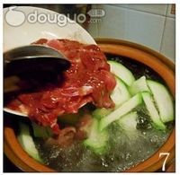 丝瓜猪肝瘦肉汤的做法图解7