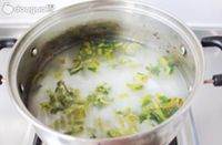 榄菜蛤蜊粥的做法图解9