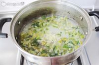 榄菜蛤蜊粥的做法图解10