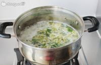 榄菜蛤蜊粥的做法图解11
