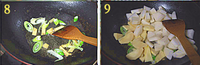 东北大酸菜炖梅肉萝卜豆腐的做法图解4