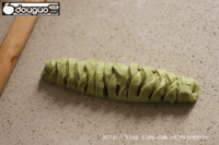 抹茶红豆包的做法图解6